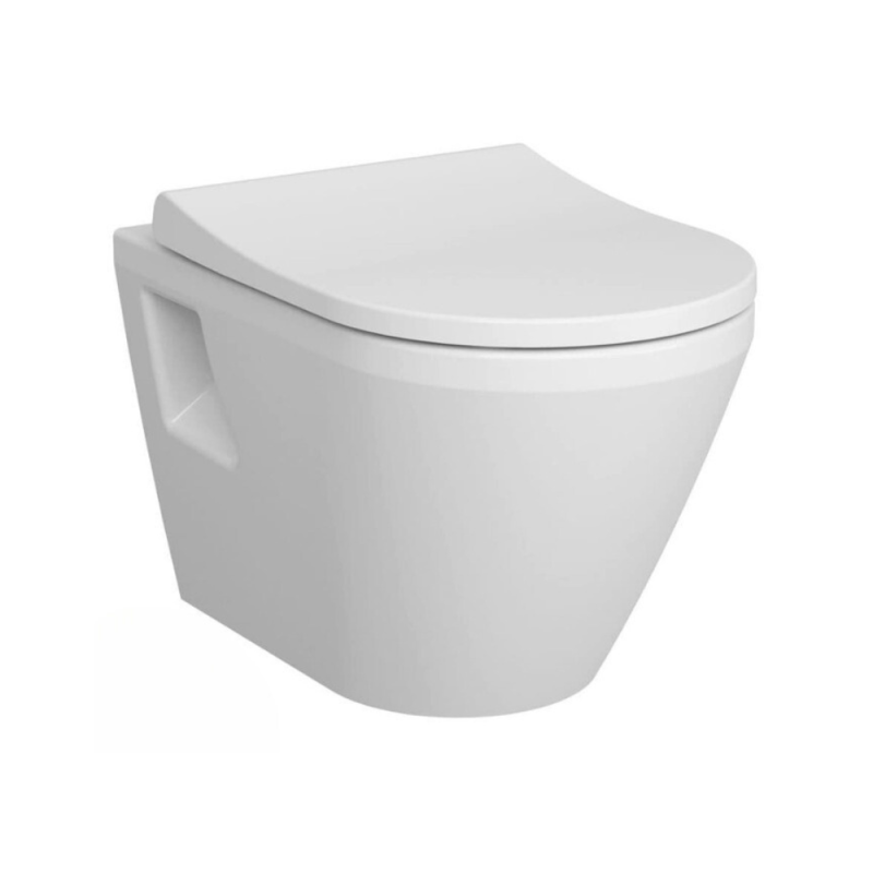 Pack WC Bâti Rapid SL + WC sans bride Integra + Abattant softclose + Plaque chrome - 2