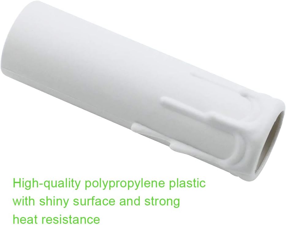 Lot De 5 Douilles à Bougie E27 43 Mm Avec Goutte ø 40 Mm Pour Douille Lustrée Lustre Lüster Housse De Douille Vintage Blanc