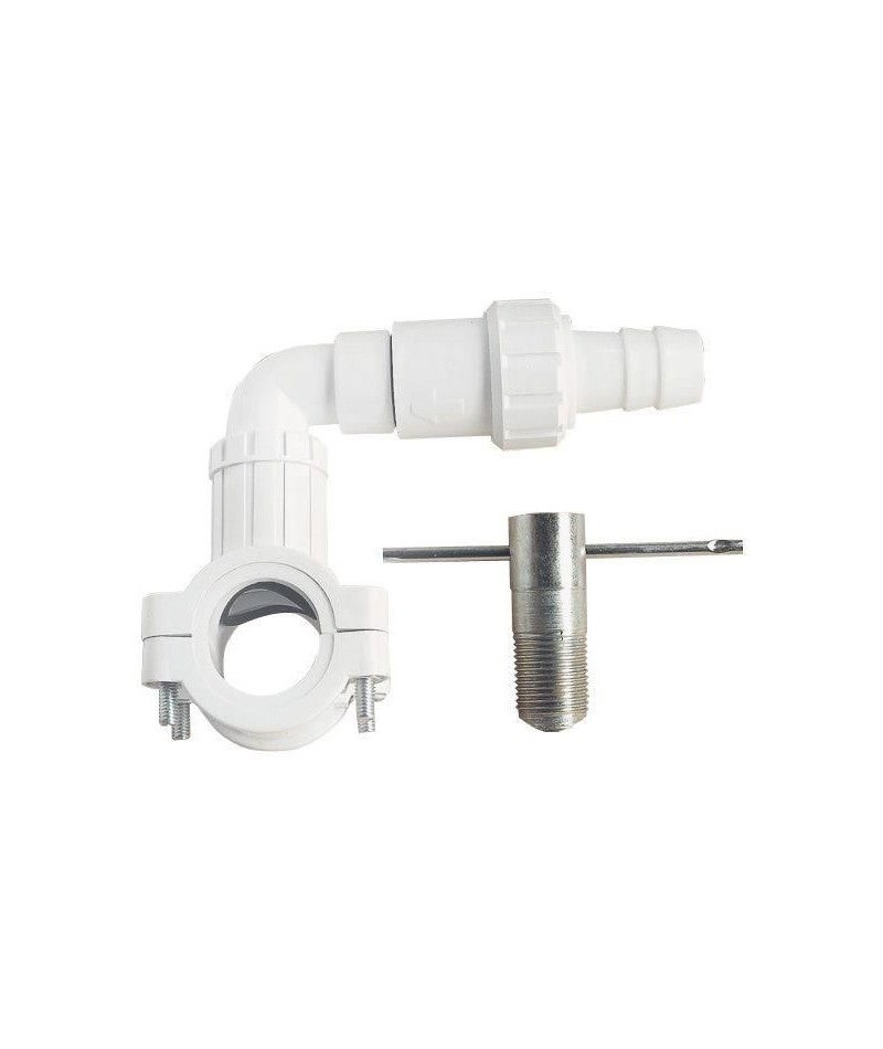 Flangia Di Scarico SOMATHERM Per Lavatrice - Collegamento A Tubo PVC 32/40 Mm, Senza Saldature - Foto 2