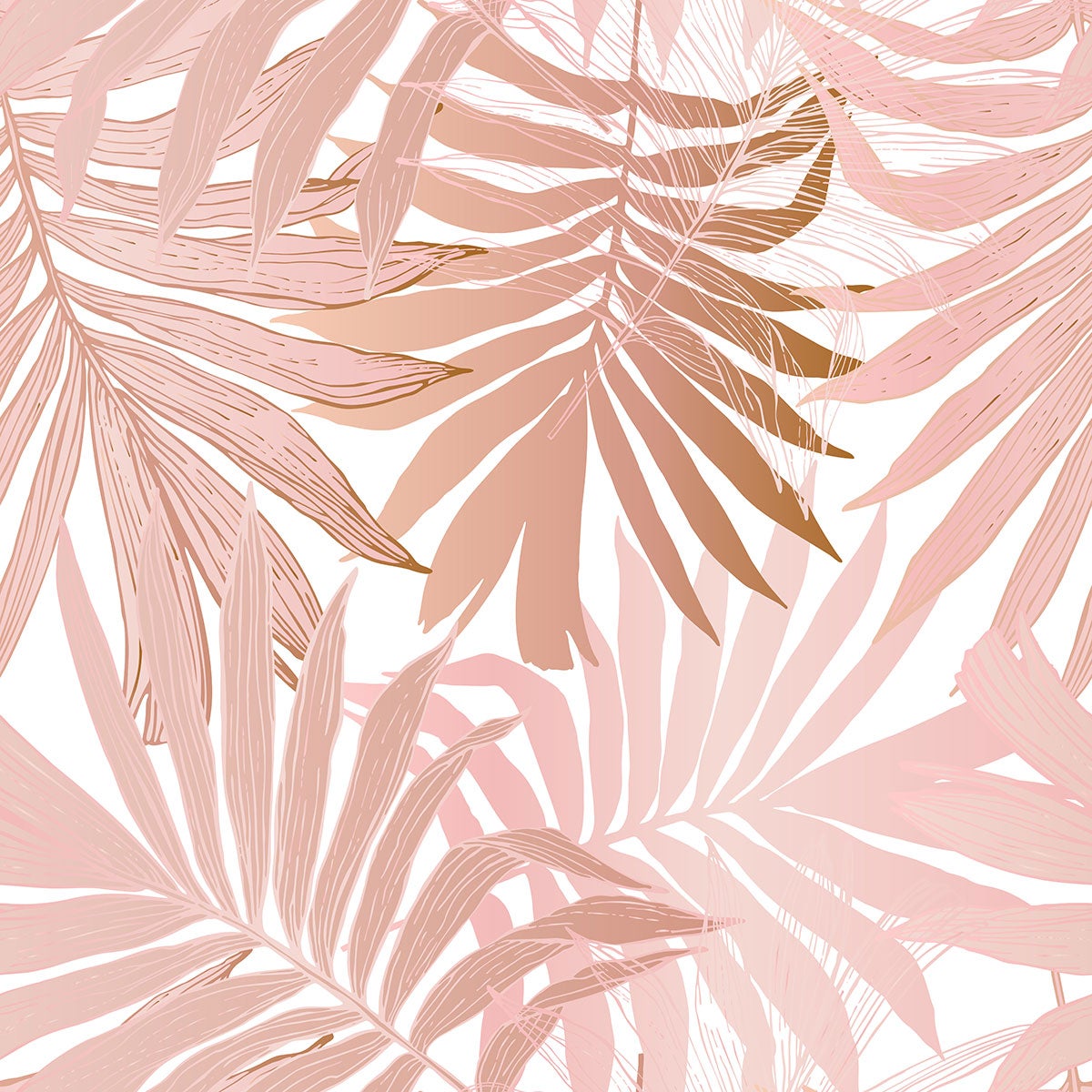 Crédence adhésive sticker décoratif pour salle de bain - Feuilles Tropicales - Adhésif + Protection BRILLANTE - 50x50 cm - 3