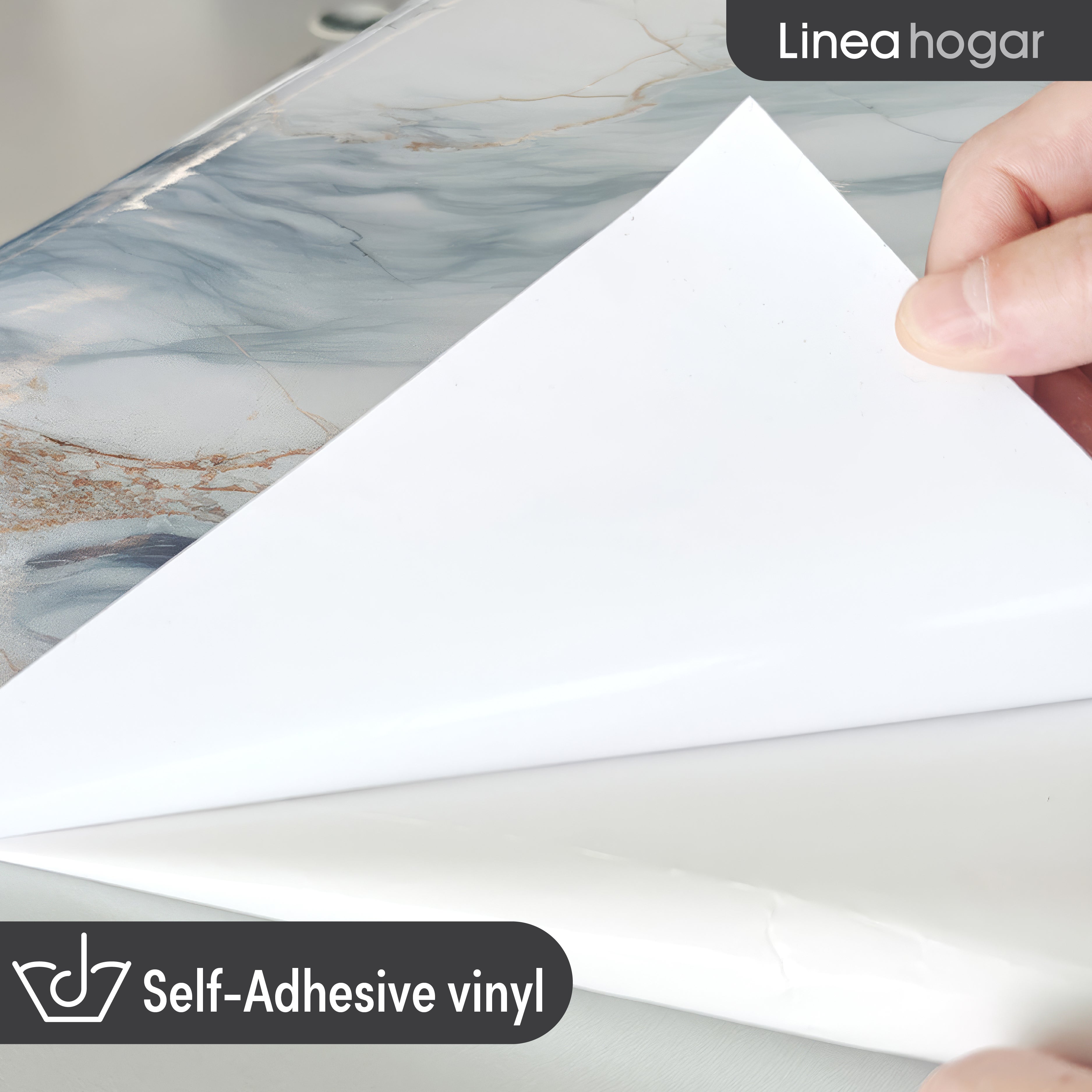 REMO: Vinile adesivo per piani di lavoro di cucina e bagno. Resistente alle macchie. Impermeabile. Facile da installare e pulire. 0,65 x 2 m - 9