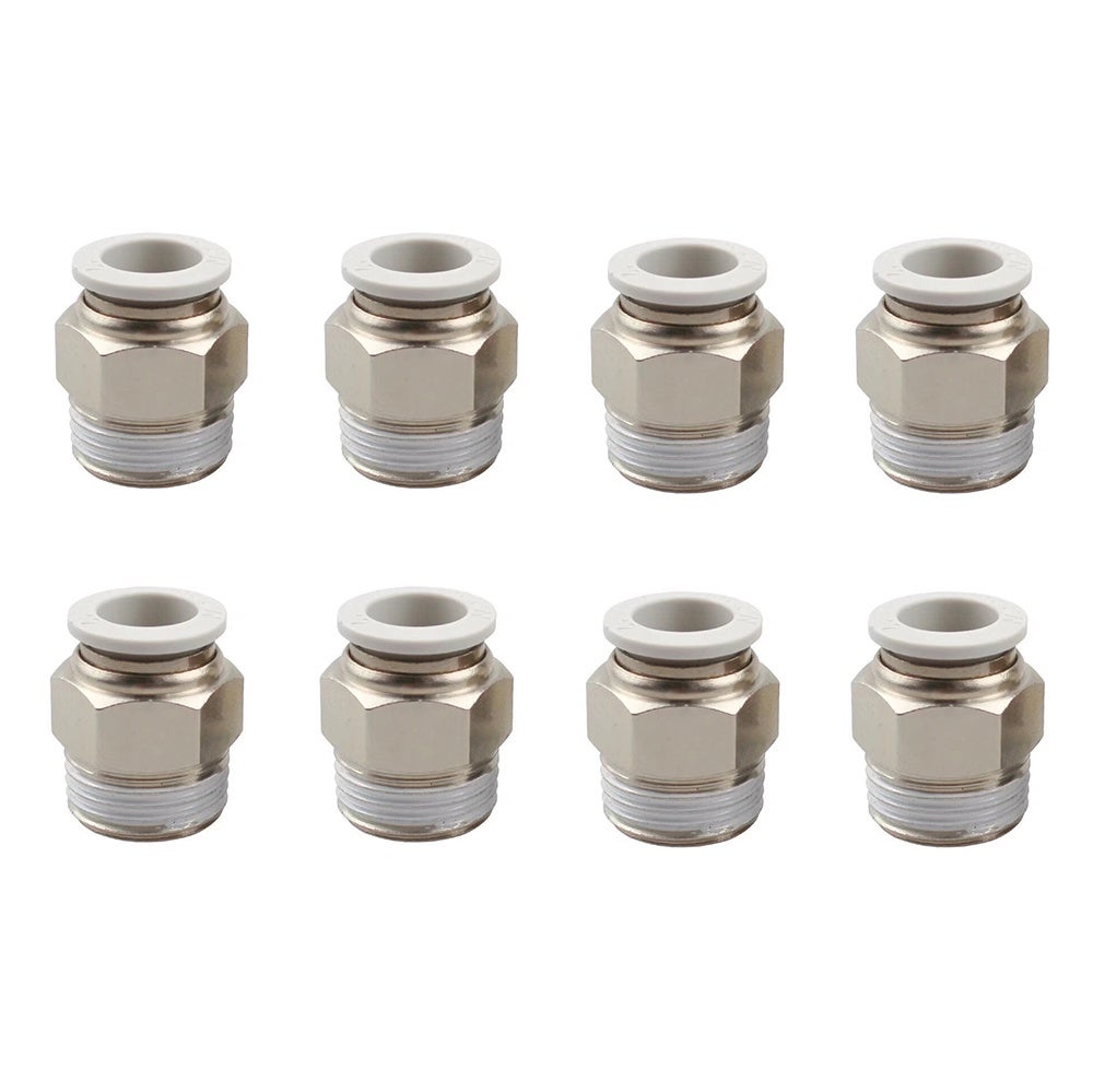 8pcs Connecteur Rapide d'air raccords Pneumatiques Connecteur Raccords ...