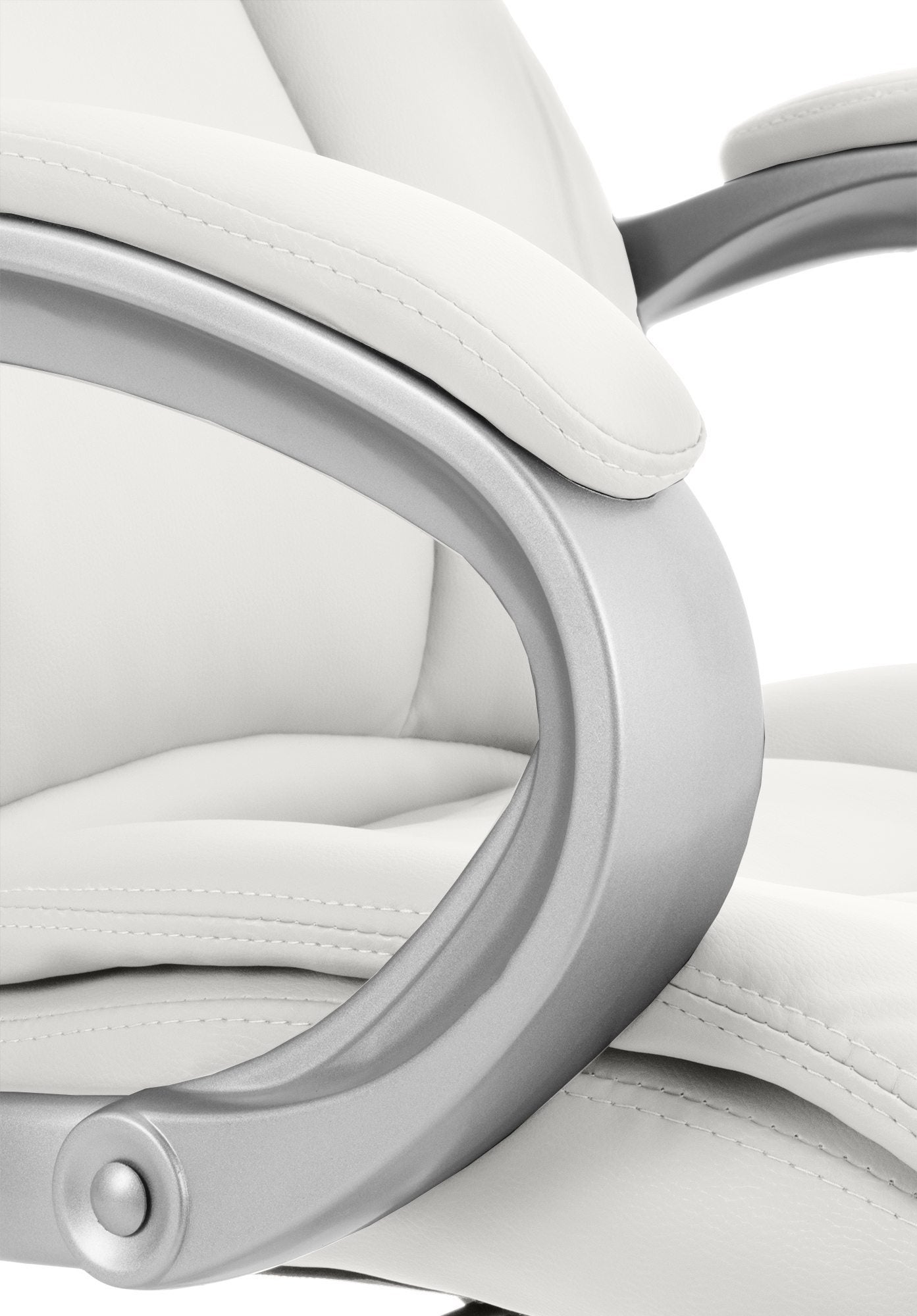 Chaise de bureau XXL Apoll blanche | Leroy Merlin