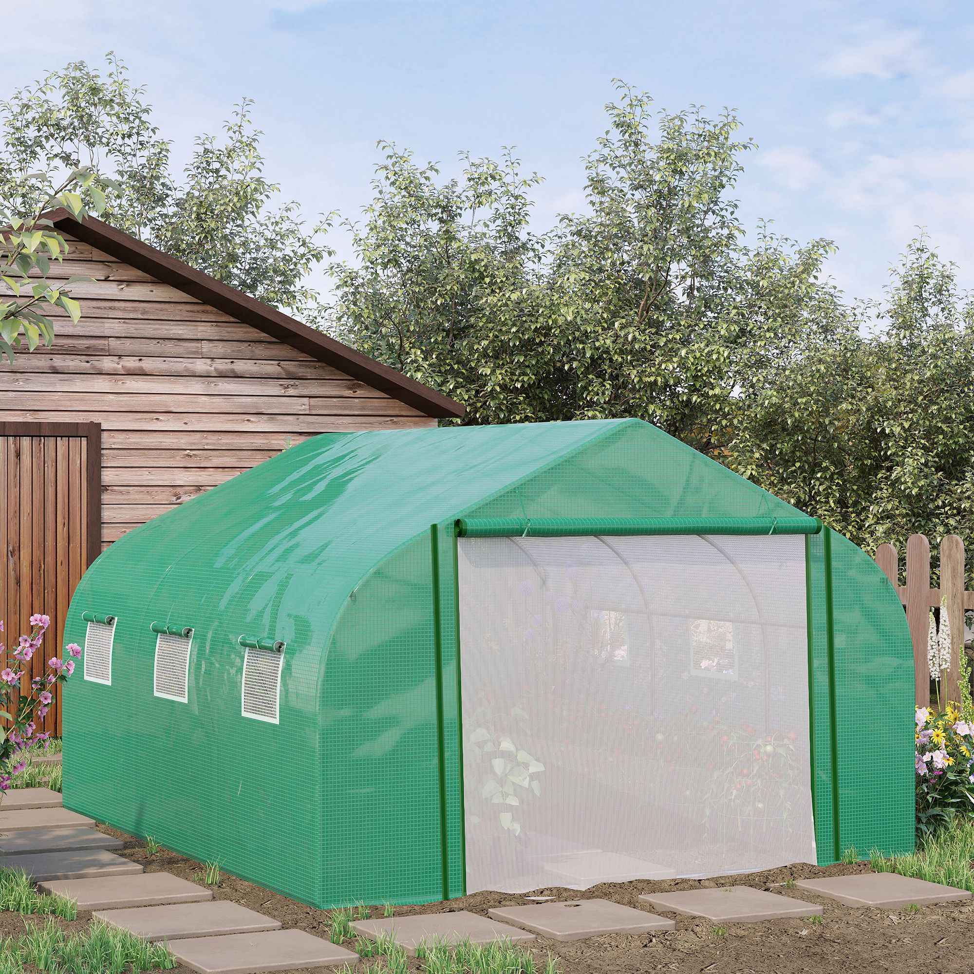 Serre de jardin Plastique Outsunny - 2