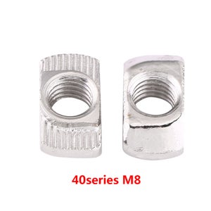 Dadi Scorrevoli M8 Per Profilo C - 20 Pezzi, Dimensioni 27x18 Mm, Ideali Per Montaggi Fai Da Te - Foto 3