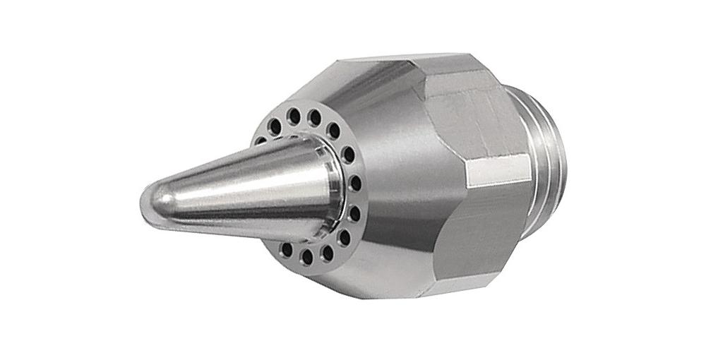 Dysza okrągła Riegler cicha M12 x 1,25 aluminiowa średnica zewnętrzna 13 mm - 114358