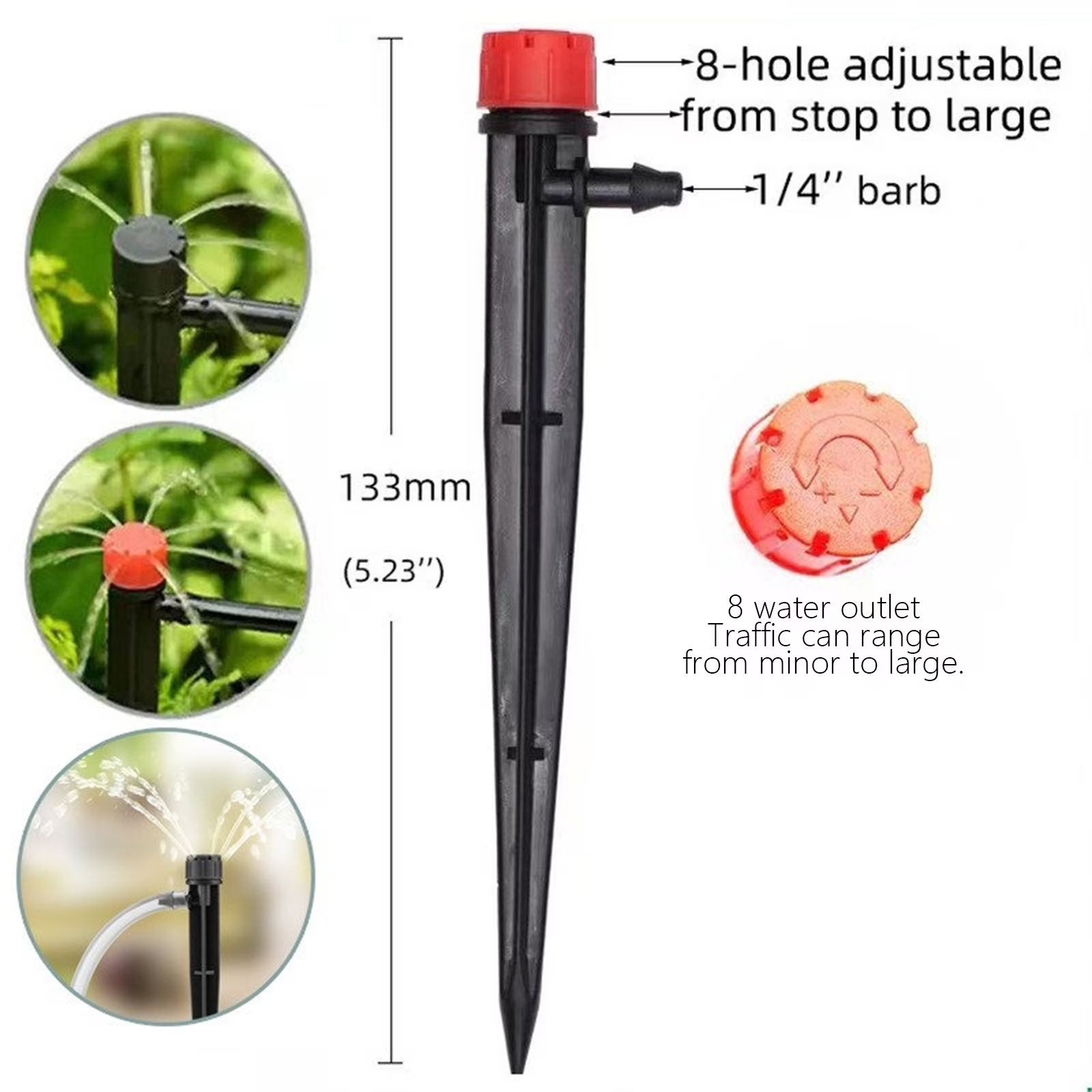 Kit d'irrigation goutte à goutte solaire, système d'irrigation automatique solaire, adapté à 16 plantes en pot, arrosage programmé. - 6