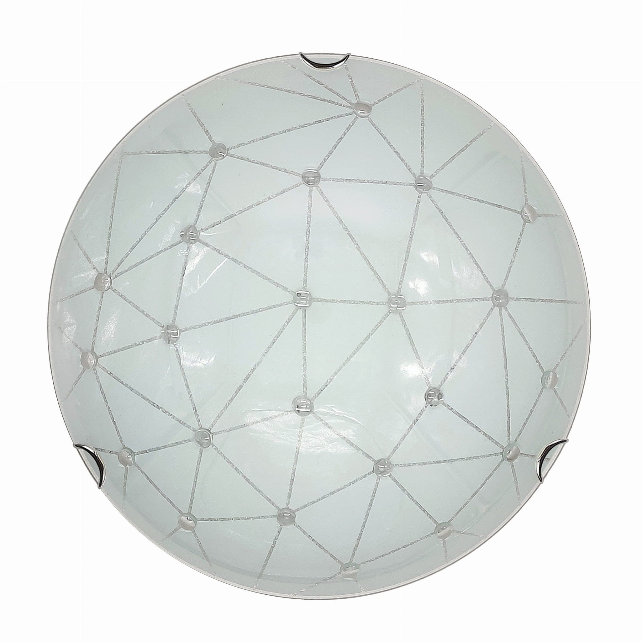 Plafon Rock okrągły biały 1xE27x20W wym: 9 x 30 cm IP20 szkło Candellux