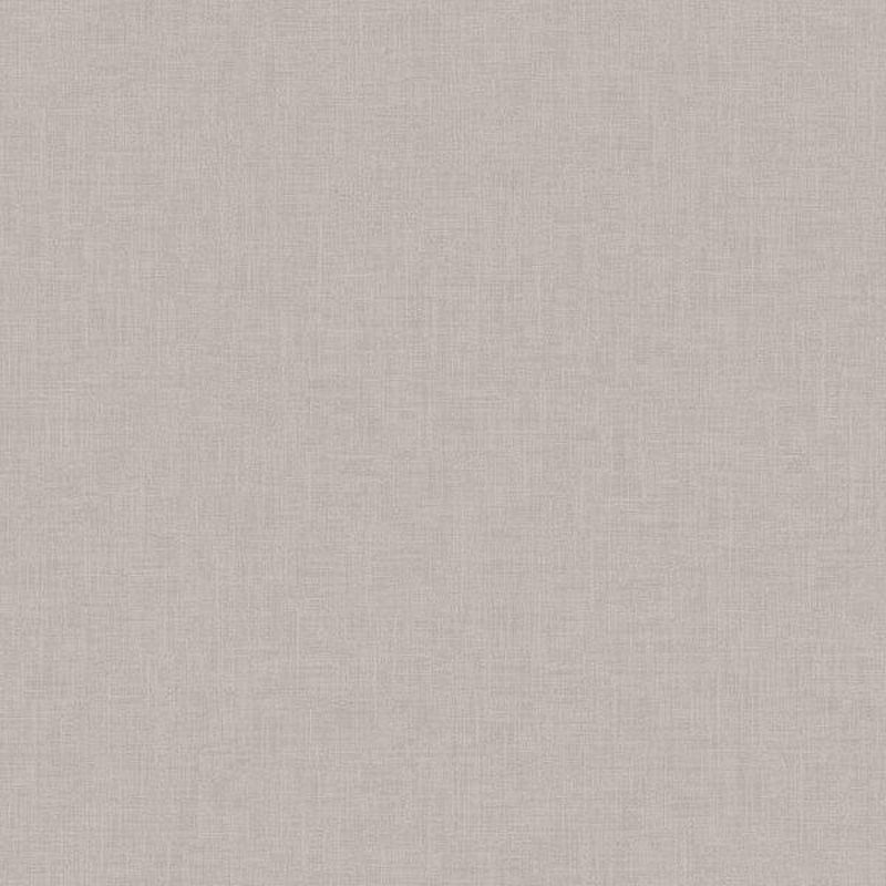 Papel pintado liso efecto lino marrón - 53 cm x 11.2 m - borastapeter