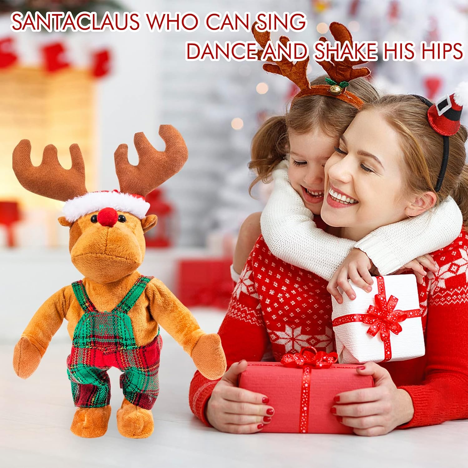 Twerking Rudolph The Red-Nosed Reindeer Animated Plush Toy Christmas ...