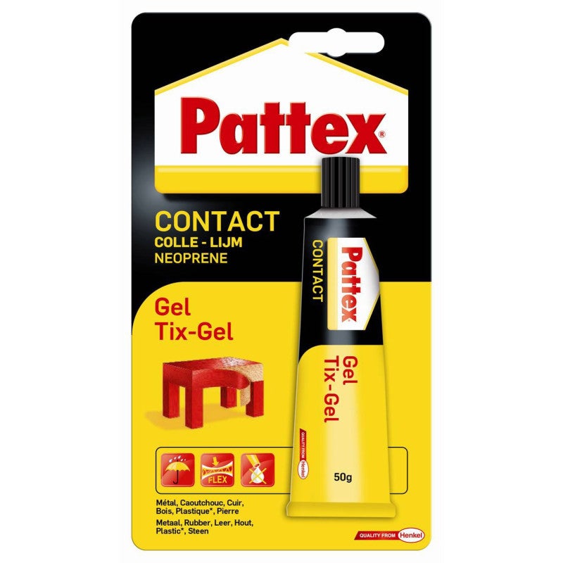 Colle de contact pattex néoprène gel - Contenance : 625 g - Couleur : Jaune - HENKEL-FRANCE - 2