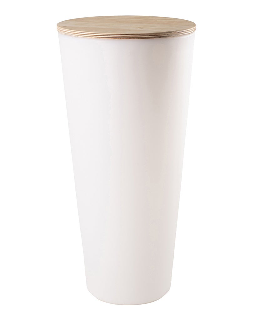 Classique Pot lumineuse Blanc Chaleureux - XL - Lampe extérieur et intérieur avec prise - 8 seasons design - 3
