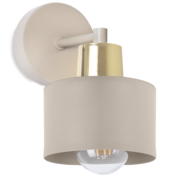 Lampa ścienna kinkiet Light Home LH Panta1x E27 60W kaszmirowy/złoty