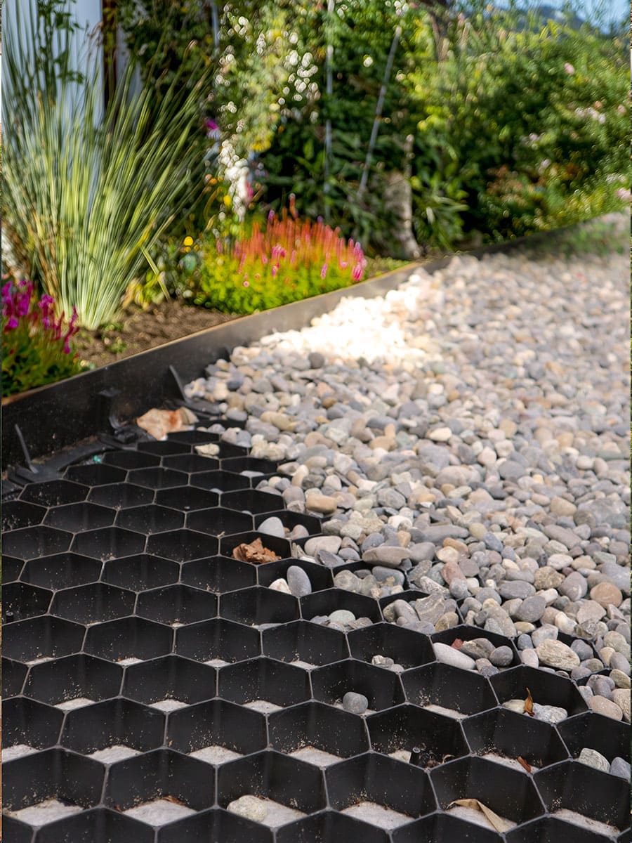 Stabilisateurs de gravier EuroGravel PLUS noir par m2 - 5