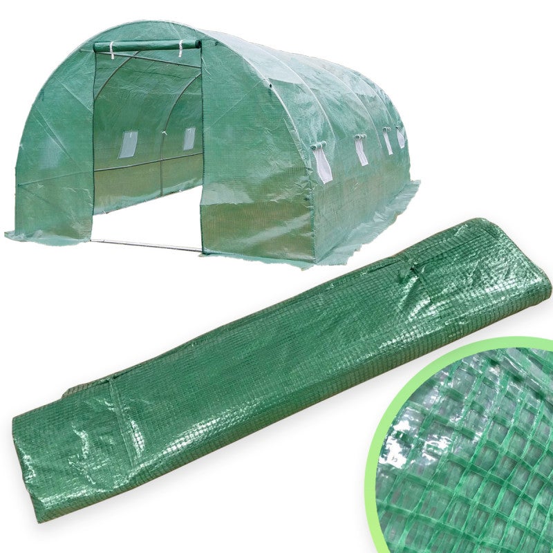 Pokrycie do Tunelu Ogrodowego 4iQ 3x6m Zielone UV