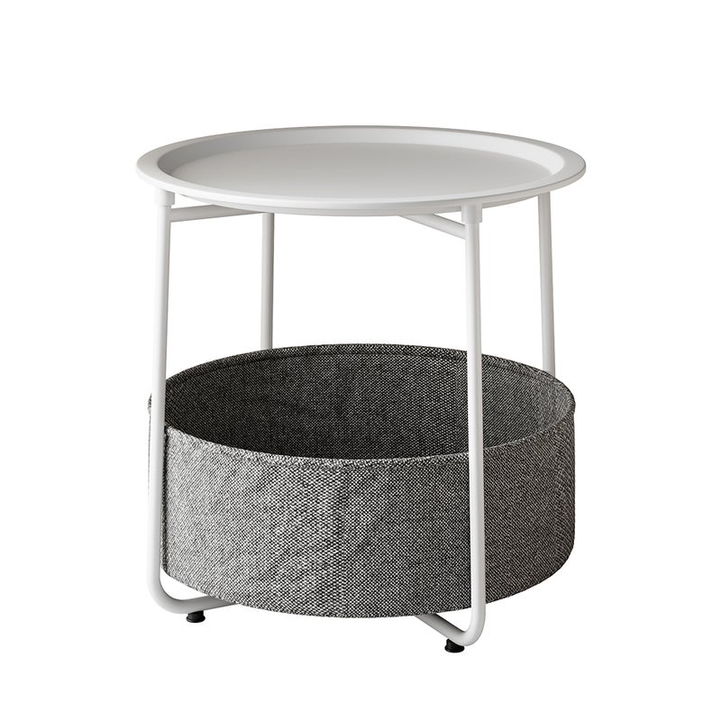 Vicco Stolik kawowy Liva, Biały, 47 x 50 cm