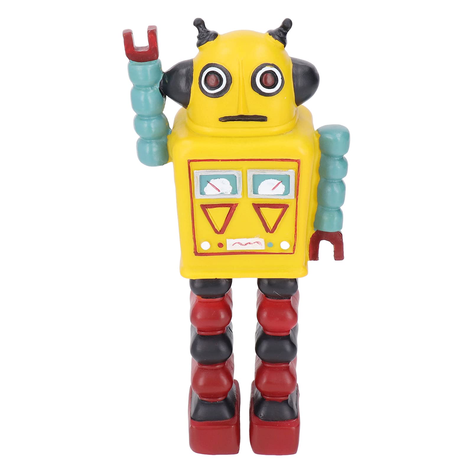 Figura de robot estilo retro clásico resina dibujos animados robot
