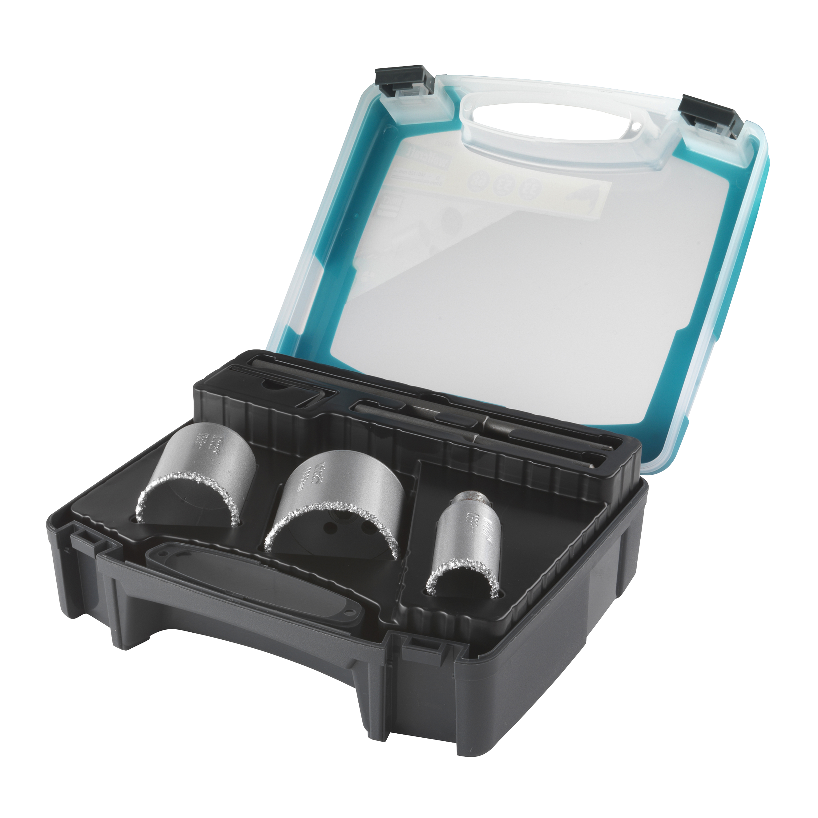 Coffret de Trépans - Diamètre 33, 53, 68 mm, 2 Forets Centreur ...