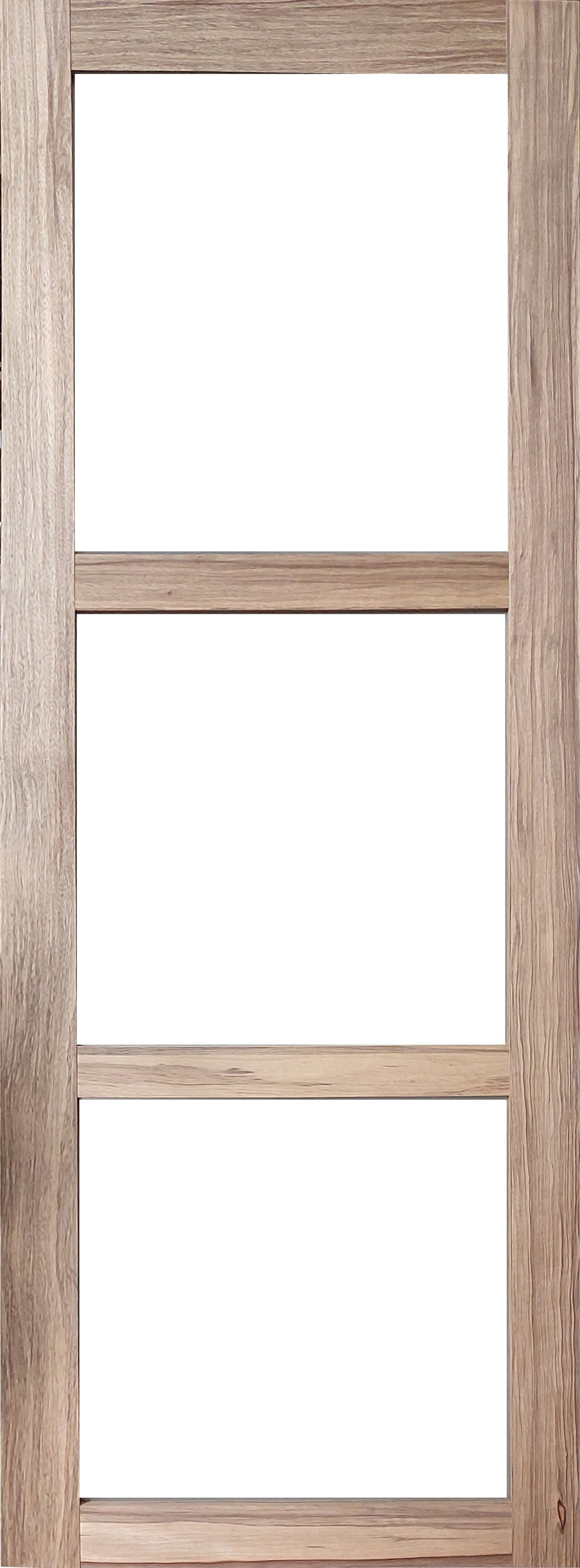 Puerta corredera de madera Frake Acristalamiento transparente H204 x ...