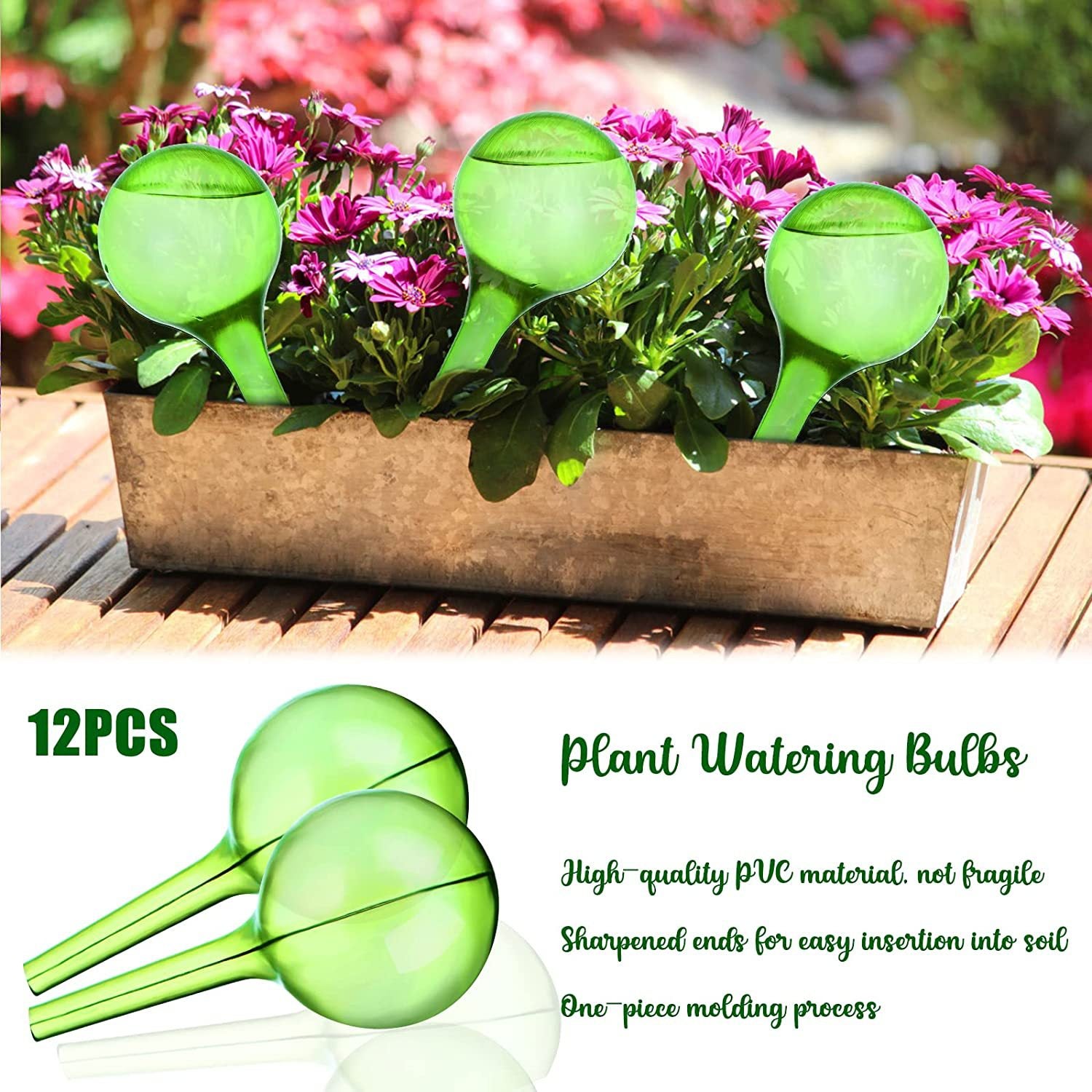 10 Pièces Boules d'Irrigation pour Plantes, Arrosage Goutte à Goutte Automatique pour Plantes, Système-d'Arrosage. - 3