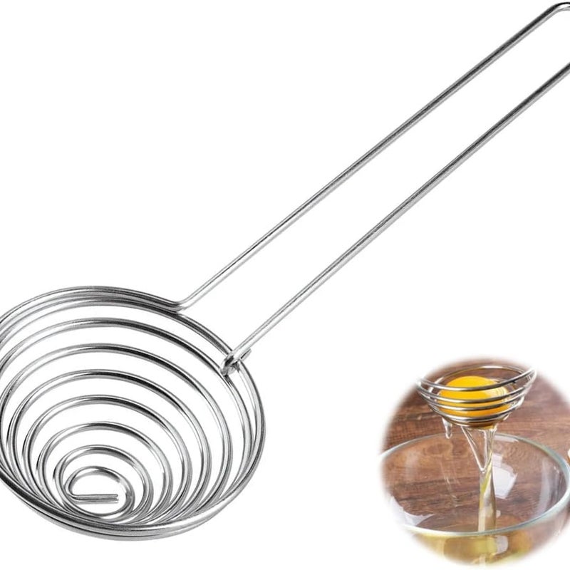 Separator do jajek ze stali nierdzewnej, separator żółtka i białka, filtr do jajek, gadżet kuchenny do pieczenia i wypieków