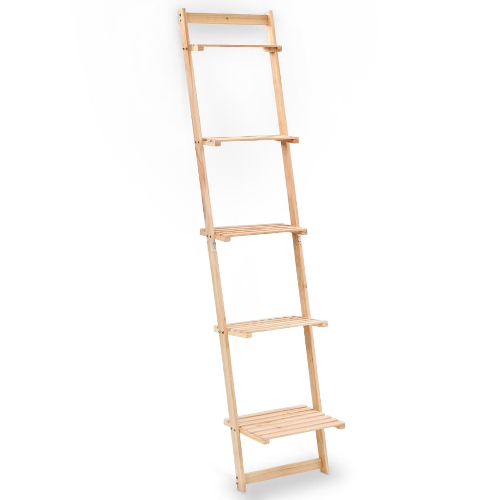 Regał drabina z drewna cedrowego, 41,5 x 30 x 176 cm
