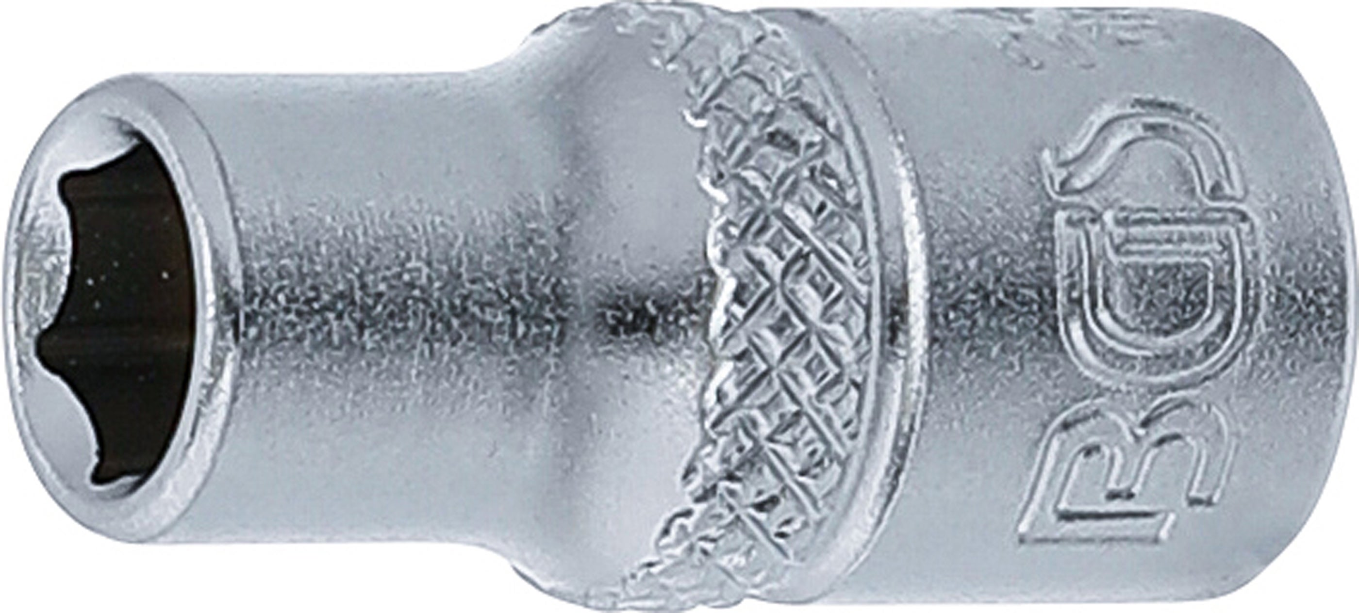 BGS Nasadka sześciokątna napęd kwadratowy wewnętrzny 6,3 mm (1/4") SW 6 mm - 2478
