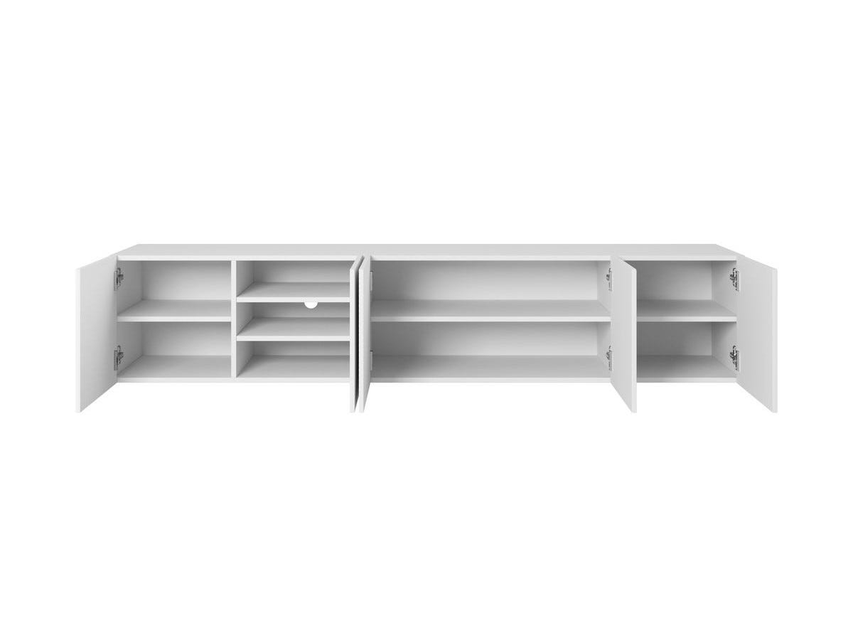 Merlin Alice Meuble TV suspendu 200 cm ALICE BOBOCHIC Blanc | Leroy Merlin