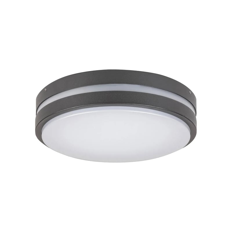 Lampa sufitowa zewnętrzna Hamburg LED 12W Neutralna biel 900lm antracytowo-biała IP44 Rabalux