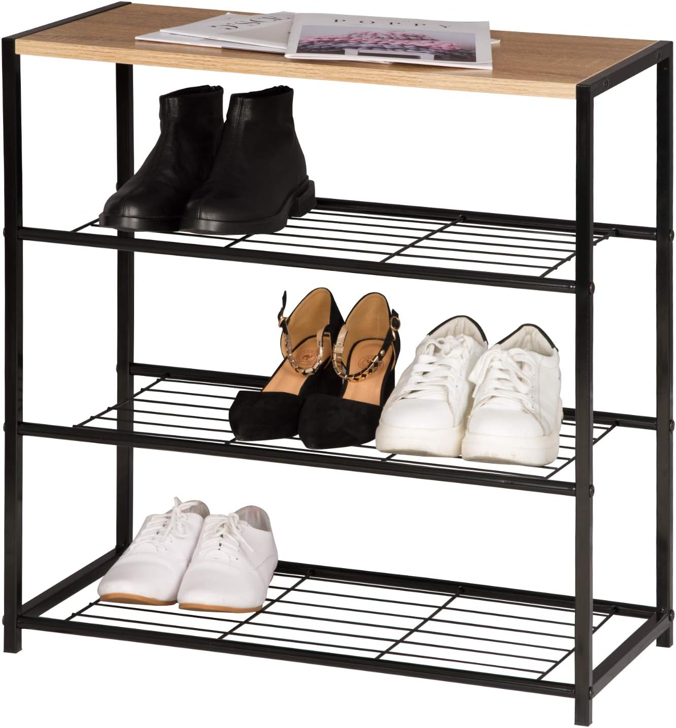 Focket Chaussures de Poupée, 10 Paires de Mini Chaussures à Doigts de 3 Pouces de Couleurs Assorties, de Poupée à Rotule, Mini Baskets avec Doublure Antidérapante pour Accessoires de Touche de