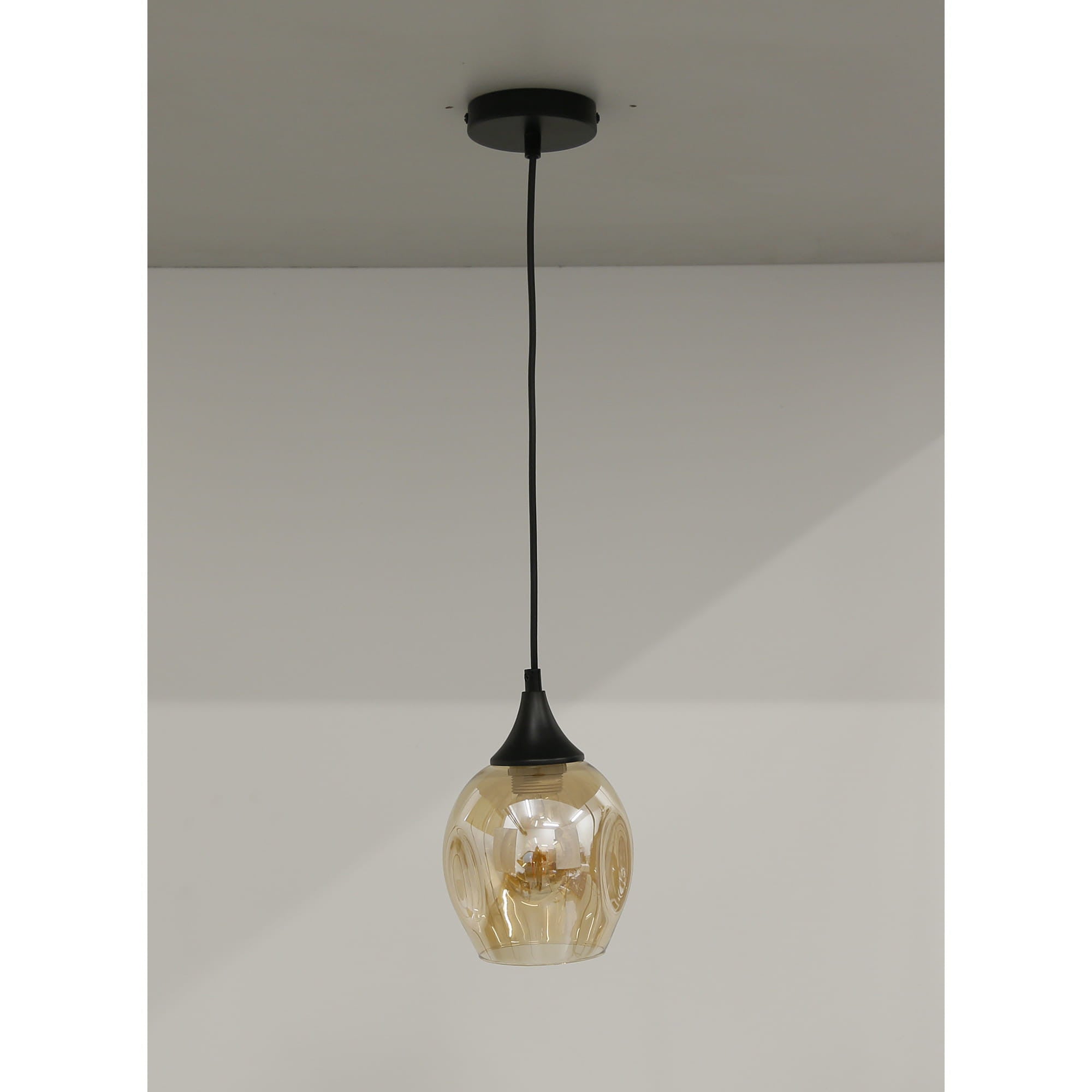 Lampa wisząca ASPA czarno-brązowa 1 x E27 x 40W wym: 100 x 14 x 14 cm Candellux