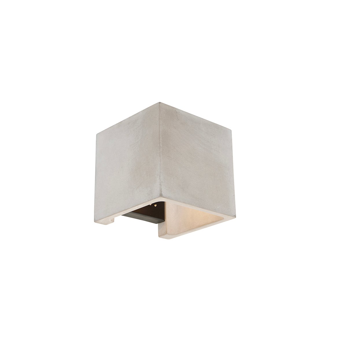 Qazqa rustykalny lampa up &amp; down - Alban - beton, kwadratowy, max. 25w, kompatybilny z żarówką LED, g9, 14cm, IP20 oświetlenie