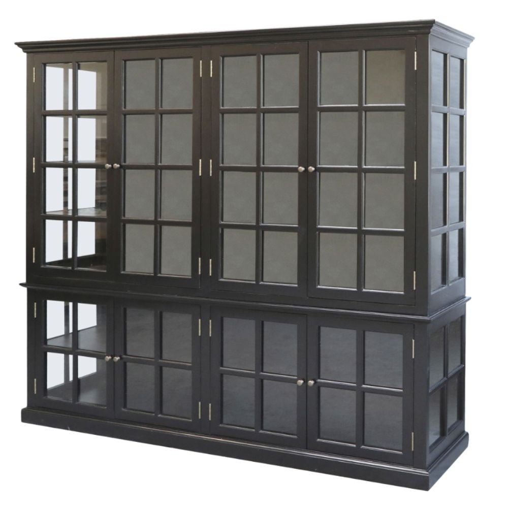 MaestroRelojero Vitrine pour 12 Montres PU Fibre de Carbone