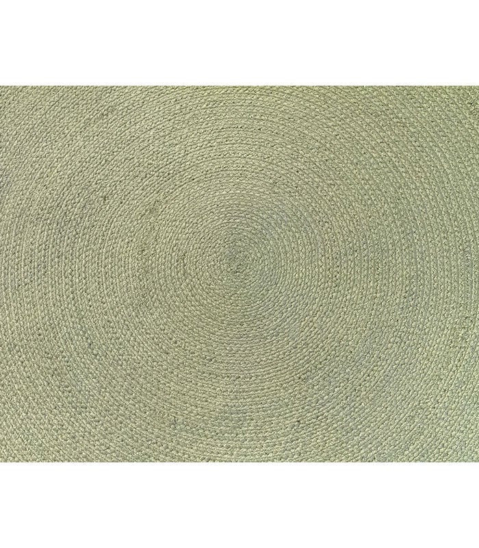 Hamid - Tapis rond d'extérieur et d'intérieur NANSA VERT 120X120 - 5
