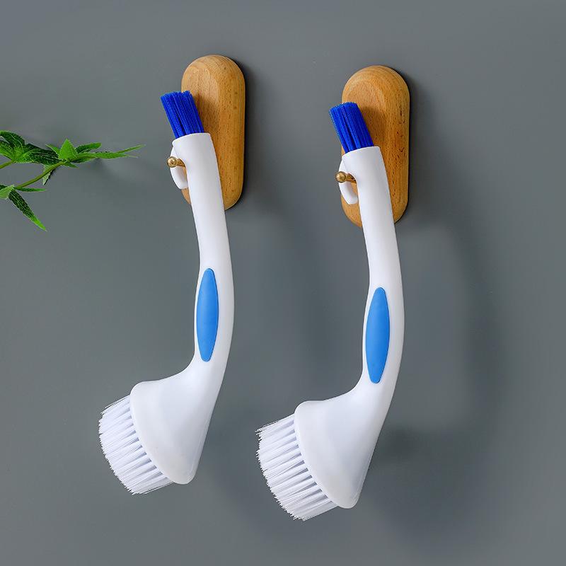 Nettoyant pour portes et fenêtres, brosse pour carrelage mural, dégraissant pour lave-vaisselle, brosse de nettoyage. Ensemble de 2 pièces. - 2