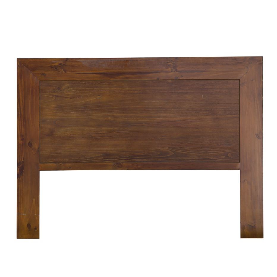Tête De Lit En Bois Teak 160x80x4 Cm - Motif Cubes - Industriel - Marblechic
