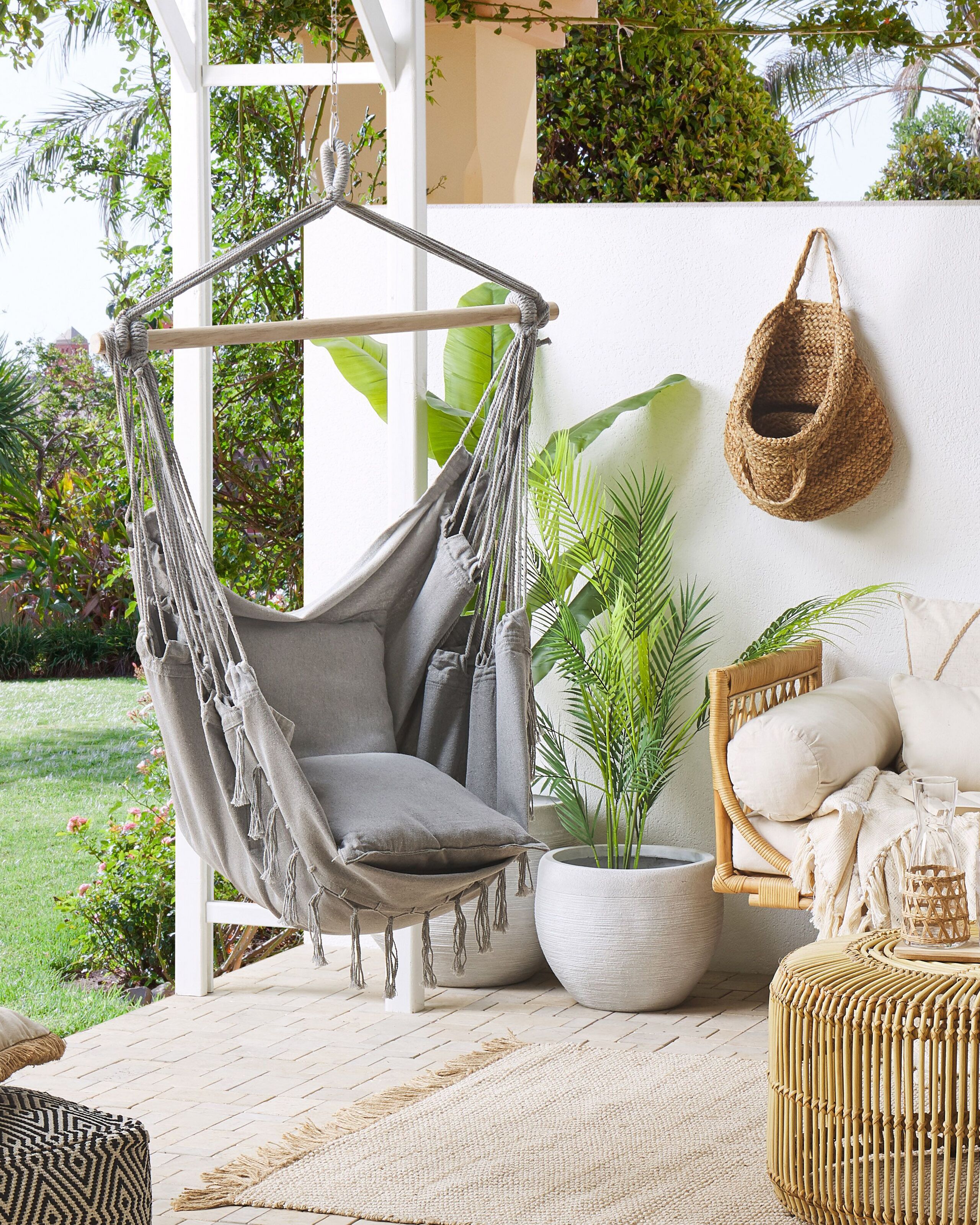 Sospesa Maison Du Monde Sedia A Dondolo Sospesa Da Giardino Maison