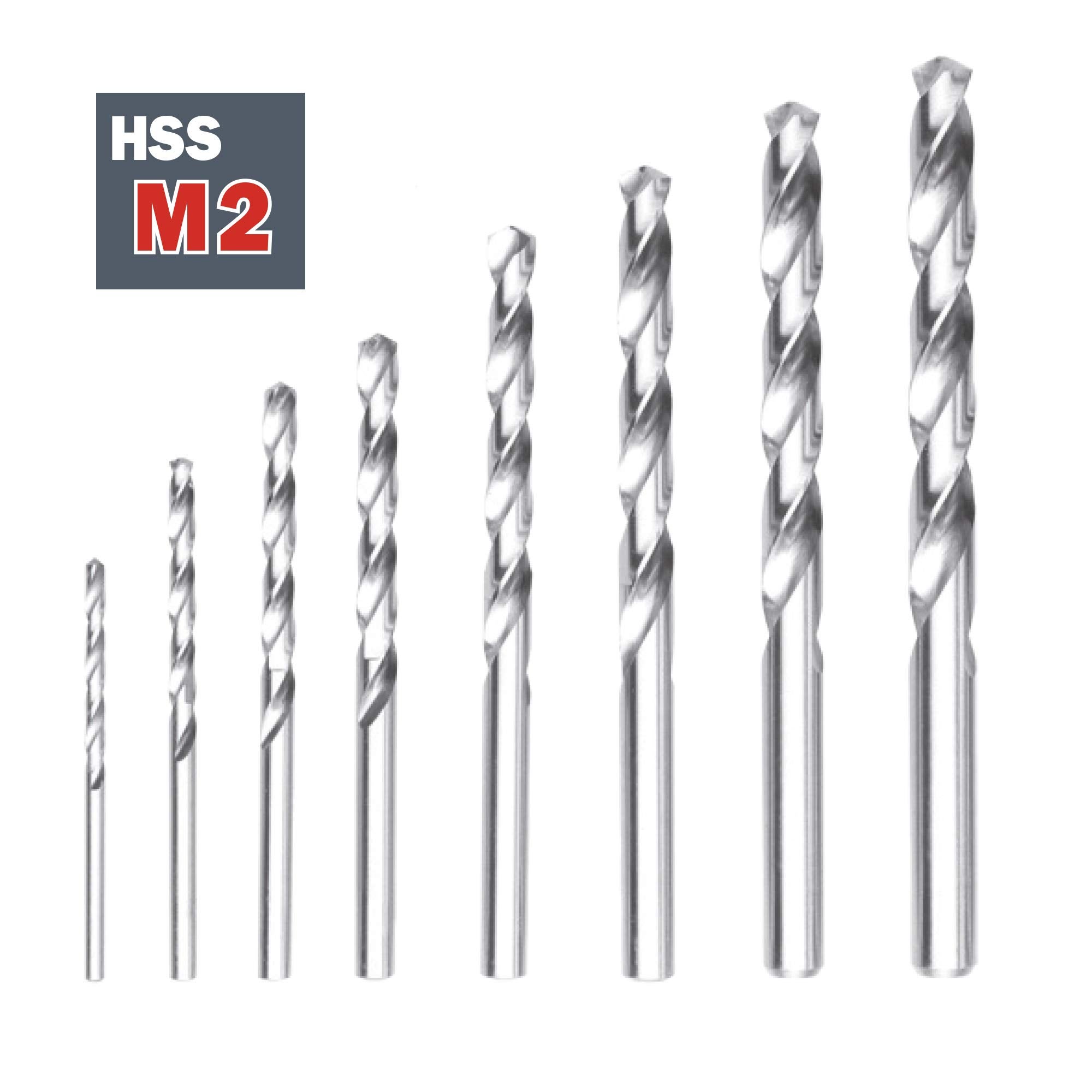 Coffret de 8 forets métal acier HSS M2 PRFE8HSSM2/V Ribitech - 3