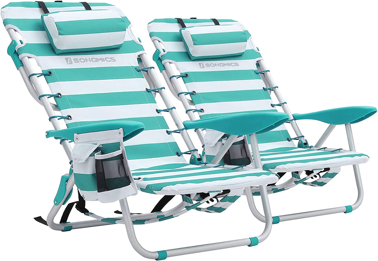 Siège Pliable Portable,Chaise Camping avec Porte-gobelet,Haloyo®,Avec