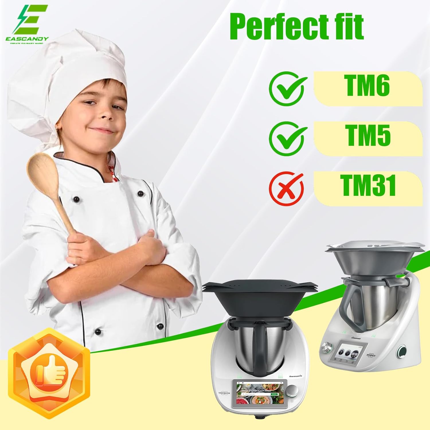 VORWERK - COUTEAU VORWERK AVEC JOINT TM5 THERMOMIX - VC49106