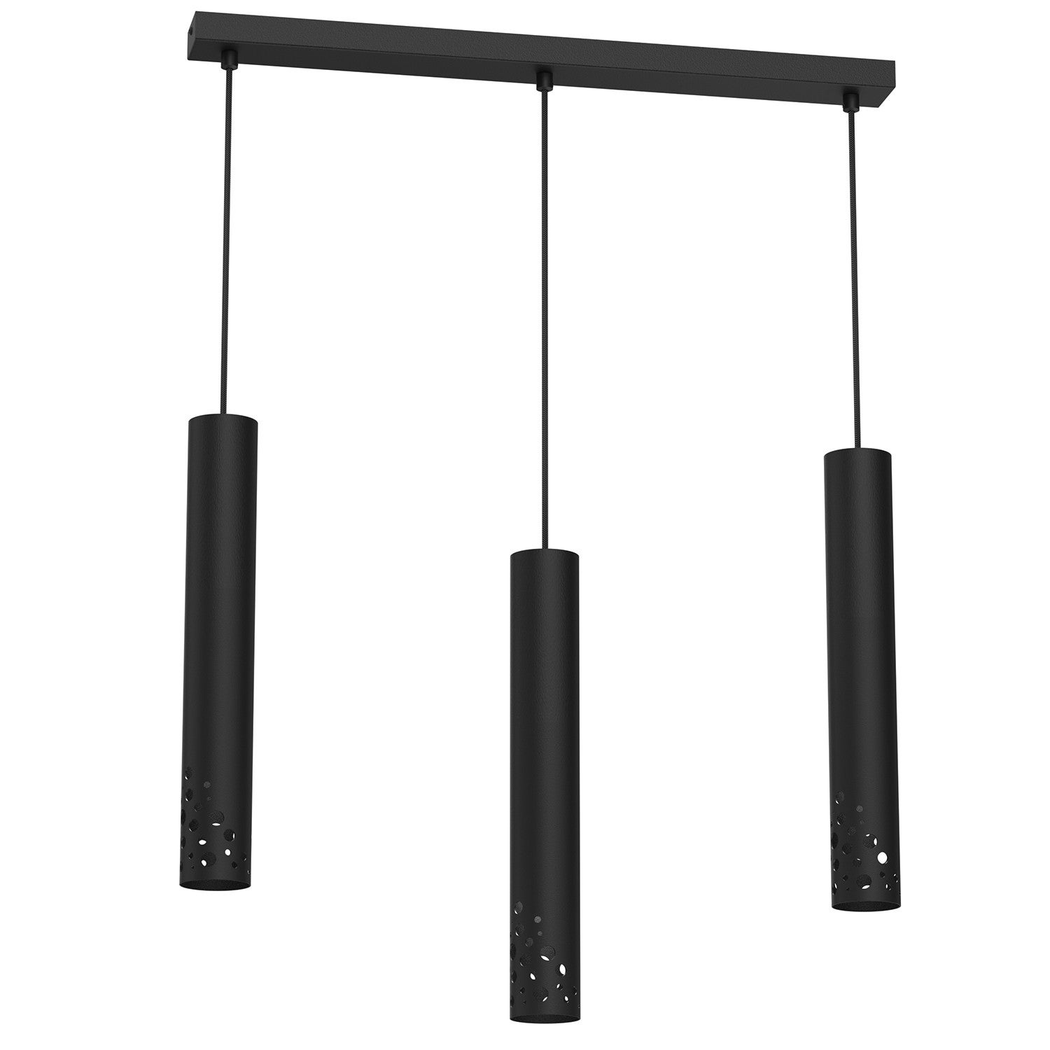 Lampa wisząca Tibia Buble czarny matowy 3xGU10x8W tuby wym: 110 x 60 x 5,5 cm metal Luminex