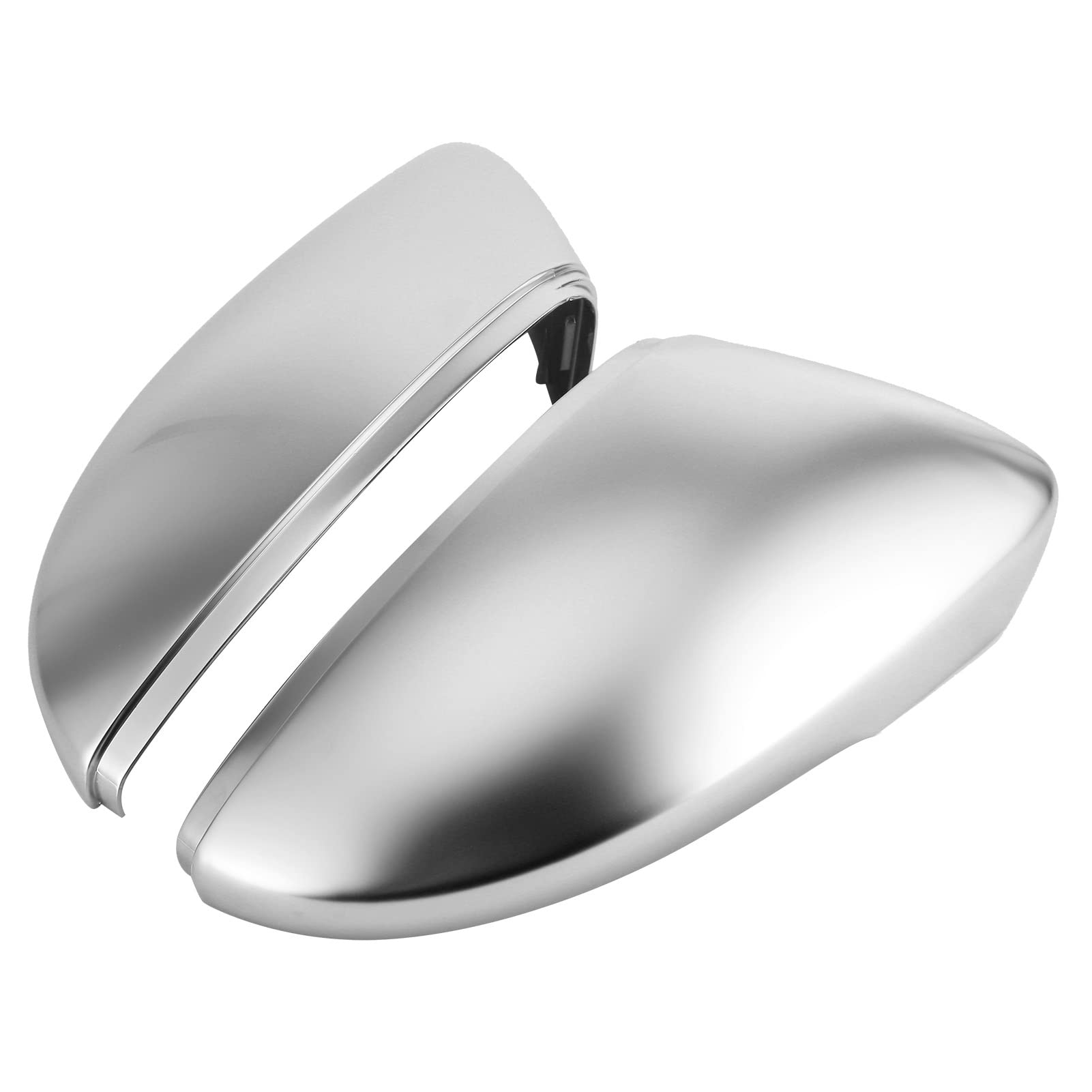 QKLsudua Coques Rétroviseurs Noirs Brillants Pour Peugeot 107 / Citroën C1 / Toyota Aygo 2005-2014