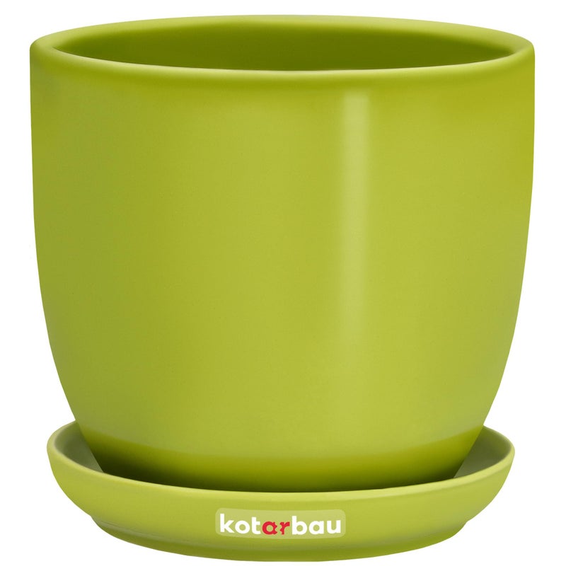 Doniczka 13cm osłonka donica ceramiczna podstawka - KOTARBAU