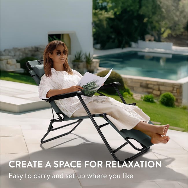 JEMIDI Sedia a Sdraio Pieghevole Sdraia da Interno Casa