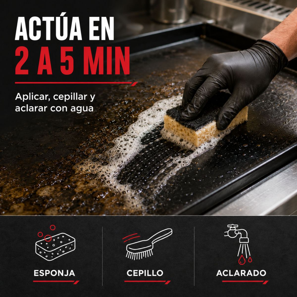 Limpiador desengrasante cocina - LIMPIADOR DE GRASAS Y HOLLÍN - 200 L - ARCANE INDUSTRIES - 4