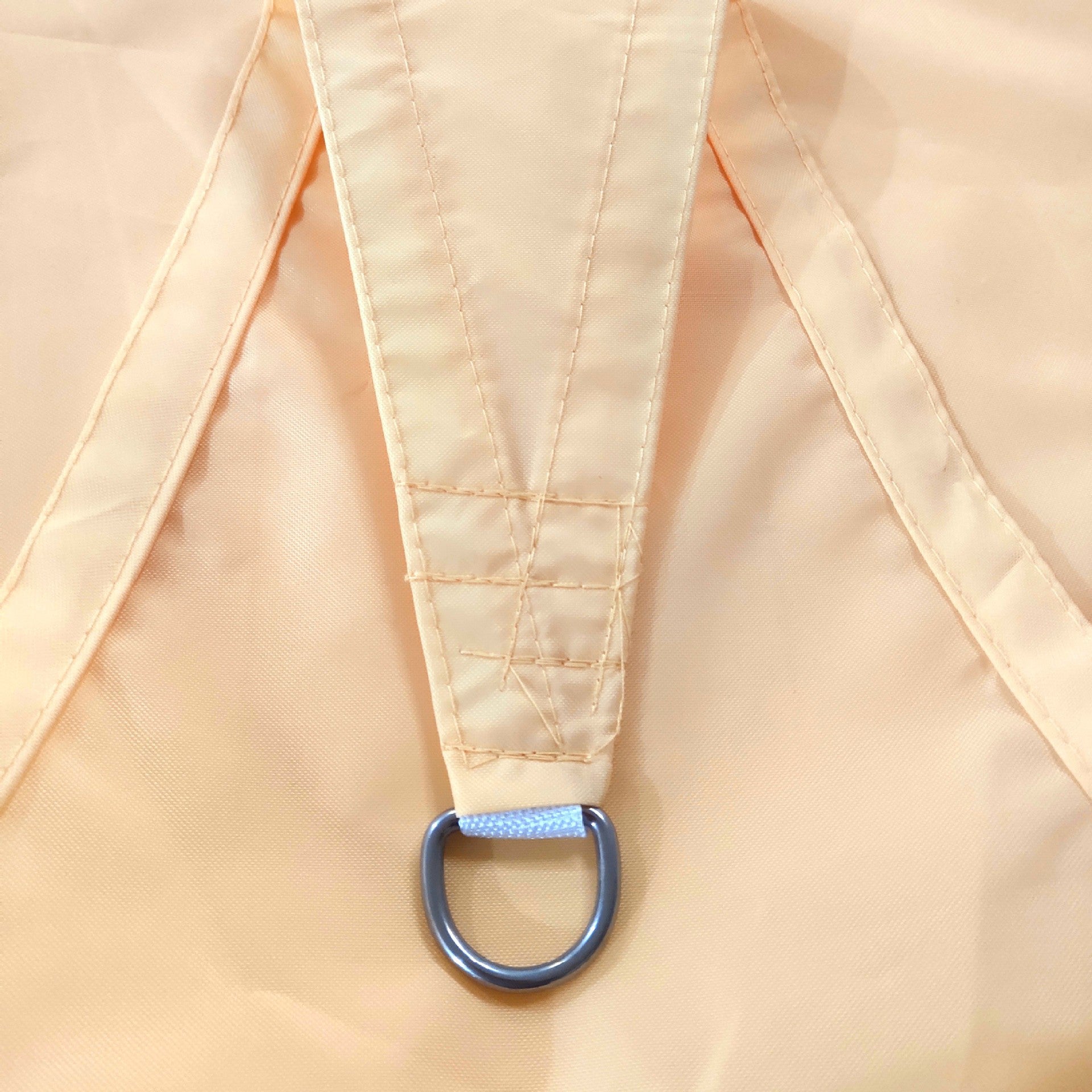 Wodoodporny trójkątny żagiel przeciwsłoneczny w kolorze żółtym żagiel ogrodowy ochrona przeciwsłoneczna markiza chroniąca promieniowaniem akcesoriami