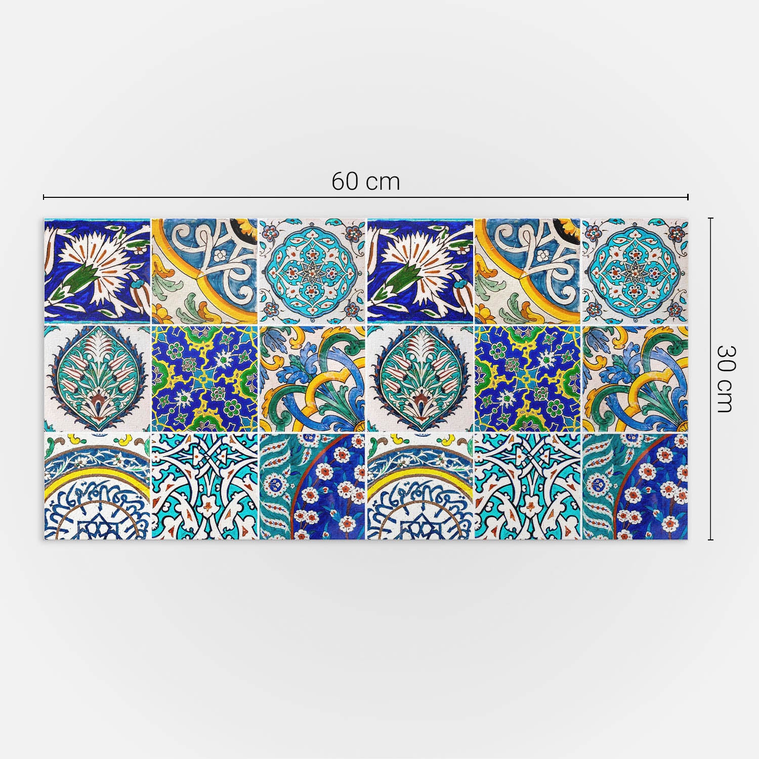 Panneaux muraux décoratifs, panneaux en PVC | 6x60x30 cm |Motifs céramiques en mosaïque - 5