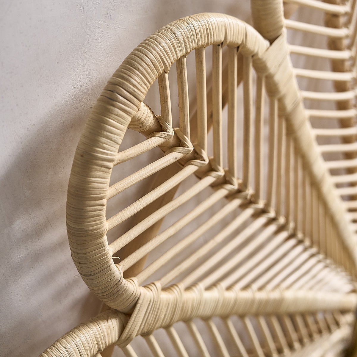 Tête de lit bohème en rotin L140 - 4