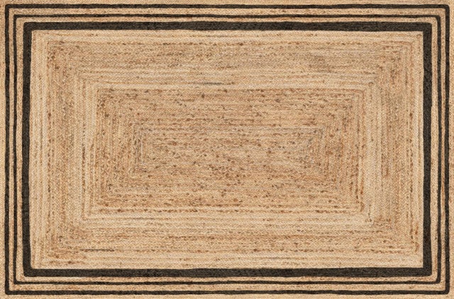 Dywan z PVC do wnętrz i na zewnątrz Carthago Black 66x100 cm - Winyl drukowany, antypoślizgowy, zmywalny, odporny — na taras i do domu.