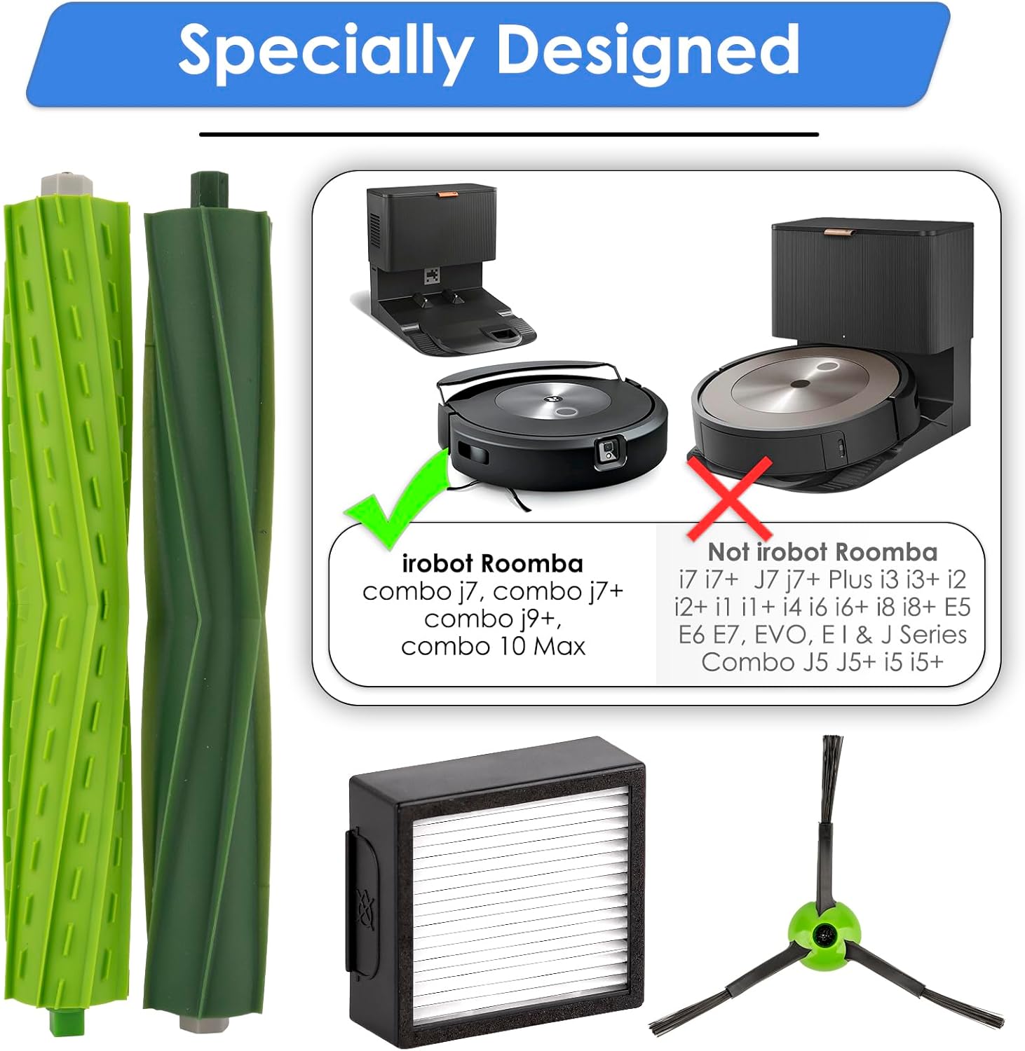 Akcesoria do robota odkurzającego iRobot Roomba i7+ E5 E6 J7 (opakowanie 12 szt.*1)